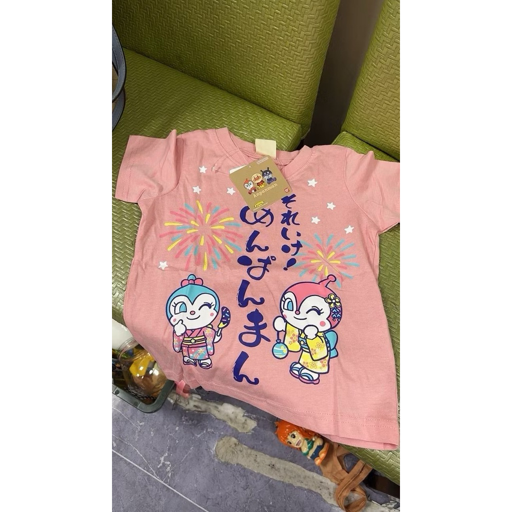 ‼️日本官方正貨‼️日本麵包超人、童裝、短袖上衣、細菌人、ANPANMAN