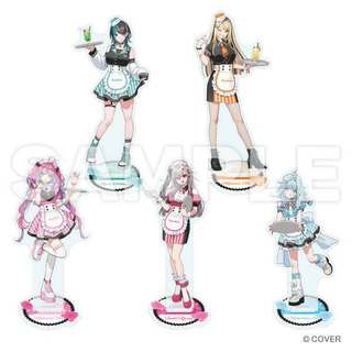 Hololive FlowGlow x TowerRecords 前半合作立牌一套