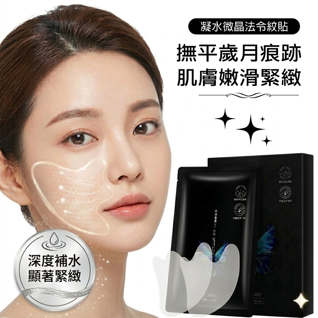 【千評口碑】施逅 SEOMOU 法令紋貼 凝膠水凝膠貼布 眼膜 額頭貼 撫平細紋 緊緻肌膚 熬夜救星 抬頭紋 現貨隔日配