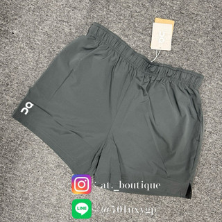 AT精品📦 ON昂跑 經典運動短褲 炭灰