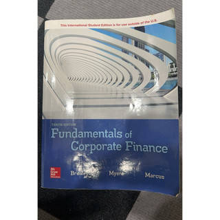 fundamentals of corporate Brealey myers marcus 財務管理 原文書