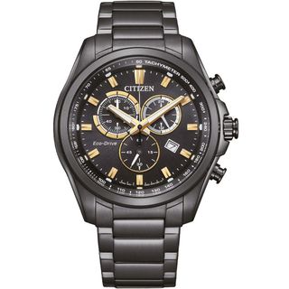 折扣私訊 CITIZEN 星辰 Chronograph 光動能三眼計時男錶 AT2137-50E