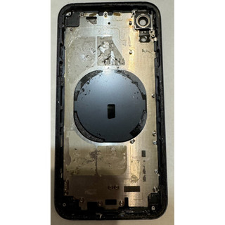 (破損)iPhone XR黑色原廠空中框 無側按鍵 #地點10元