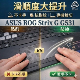 【Ezstick】ASUS ROG Strix G G531 TOUCH PAD 觸控板 保護貼