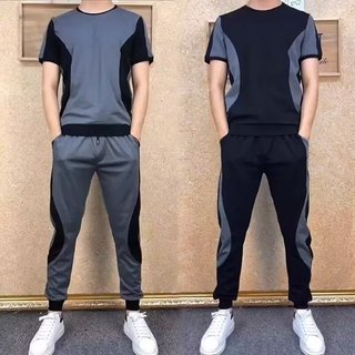 KK男裝 台灣出貨 日式男裝 男套裝 帥氣男裝 運動服 休閒服 美式套裝 夏天男裝 男裝 韓系男裝 短袖套裝 男生套裝