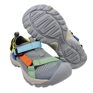 (送泳帽) TEVA 童鞋Outflow Universal護趾機能運動涼鞋 水陸 TV1136599CGRYM 灰色