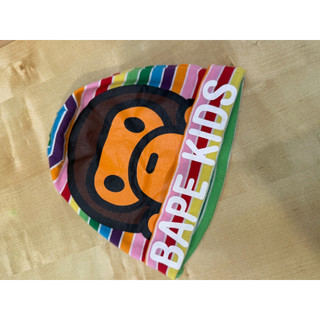 BAPE kids彩虹春夏毛帽