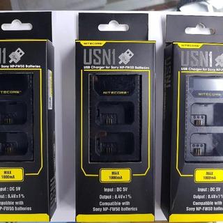 NITECORE USN1 SONY雙槽相機智慧安全充電器A7R II A6500 NP-FW50