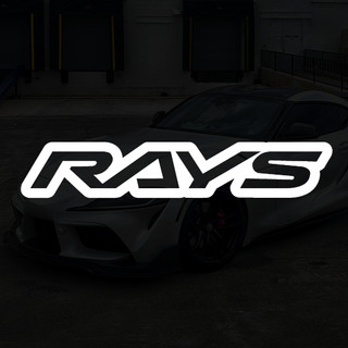 🔥台灣現貨🔥 RAYS貼紙 RAYS 車身貼紙 車窗貼紙 贊助商貼紙 改裝貼紙 汽車貼紙 賽車貼紙 機車貼紙