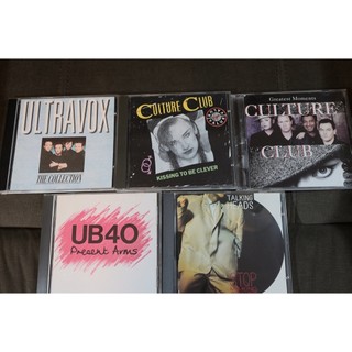 二手西洋CD,New Wave,ULTRAVOX,TALKING HEADS,UB40,CULTURE CLUB