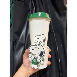 🌸小花朵代購🌸 星巴克聯名snoopy 娃娃 環保杯（杯套） 任一款購買都送聯名貼紙！