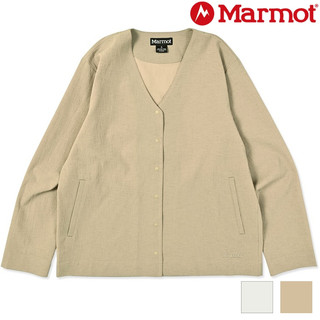 Marmot 土撥鼠 MMT Gritty Shirt 女款 亞麻柔質透氣無領襯衫 MTSS26WSH054