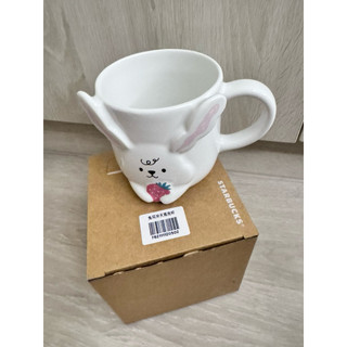 全新！！星巴克 兔耳沖天12oz 馬克杯 STARBUCKS 兔兔馬克杯 兔子杯 杯子 水