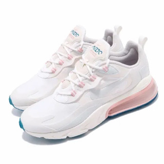NIKE AIR MAX 270 REACT 慢跑鞋 白粉 氣墊 運動鞋 休閒鞋
