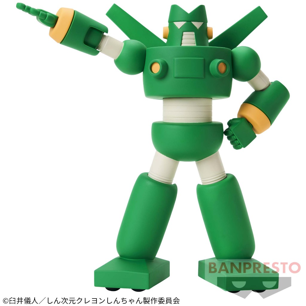 🌀日版客🌀 日版 蠟筆小新 劇場版 新次元 SOFVIMATES 春日部防衛隊 鋼達姆機器人 康達姆機器人 景品 公仔