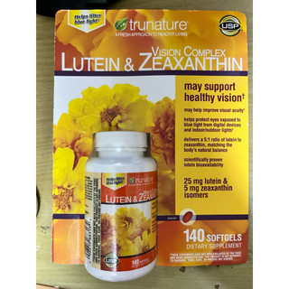 ⚠️下單即同意儲存期限⚠️ 美國帶回🇺🇸 Trunature Lutein & Zeaxanthin 葉黃素 140顆