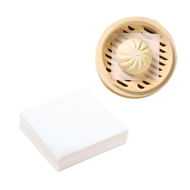 【隔日到貨】饅頭紙 包子紙 10X10cm 包子饅頭紙 烘培紙  方形烘培紙 料理紙 蒸籠紙 蛋糕紙 食品用紙