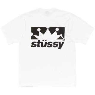 STUSSY 1905186 BOX CROWN TEE 短T (白色) 化學原宿