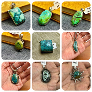 【法緣】原礦綠松石 吊墜 925銀 turquoise 天然原礦