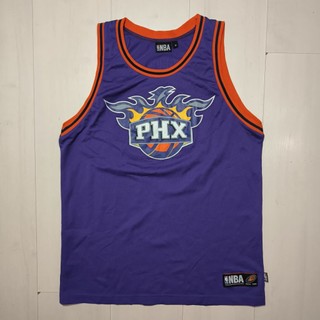 NBA 鳳凰城太陽隊(Phoenix Suns)復古款網眼籃球背心 M號