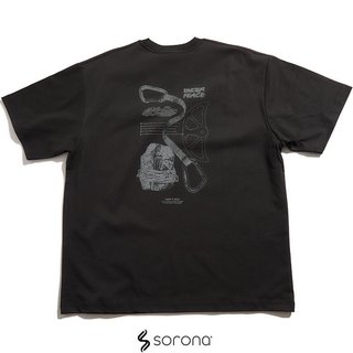 UNDER PEACE 26SS CLIMBING GUIDE / SORONA TEE 機能涼感 短T (碳灰色)
