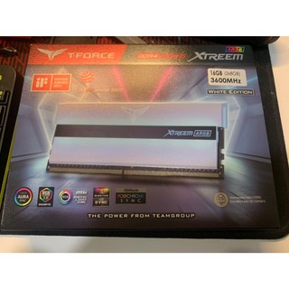 十銓 T-Force XTREEM ARGB 幻鏡白 DDR4-3600 16G(8G*2)