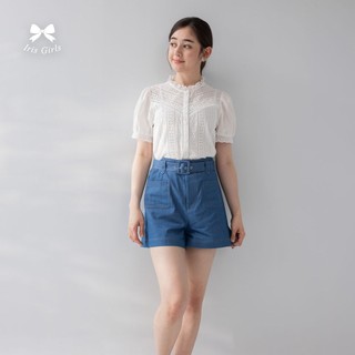 Iris Girls 艾莉詩 刺繡蕾絲襯衫-61135