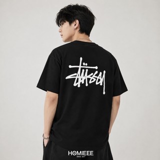 【Homieee】Stussy Basic Logo Tee 短袖 經典 基本款 LOGO 黑白色