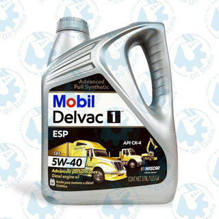 《油工坊》Mobil 全合成 Delvac 1 ESP 5W40 3.78L 柴油引擎 最高等級 六期 CK-4