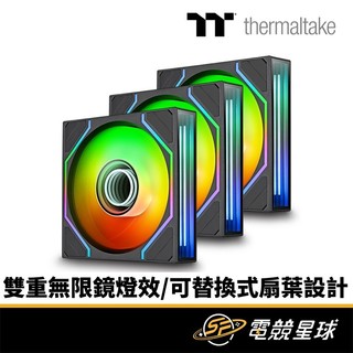 TT 曜越 SWAFAN 120 EX INFINITY ARGB 黑 3入 系統風扇類