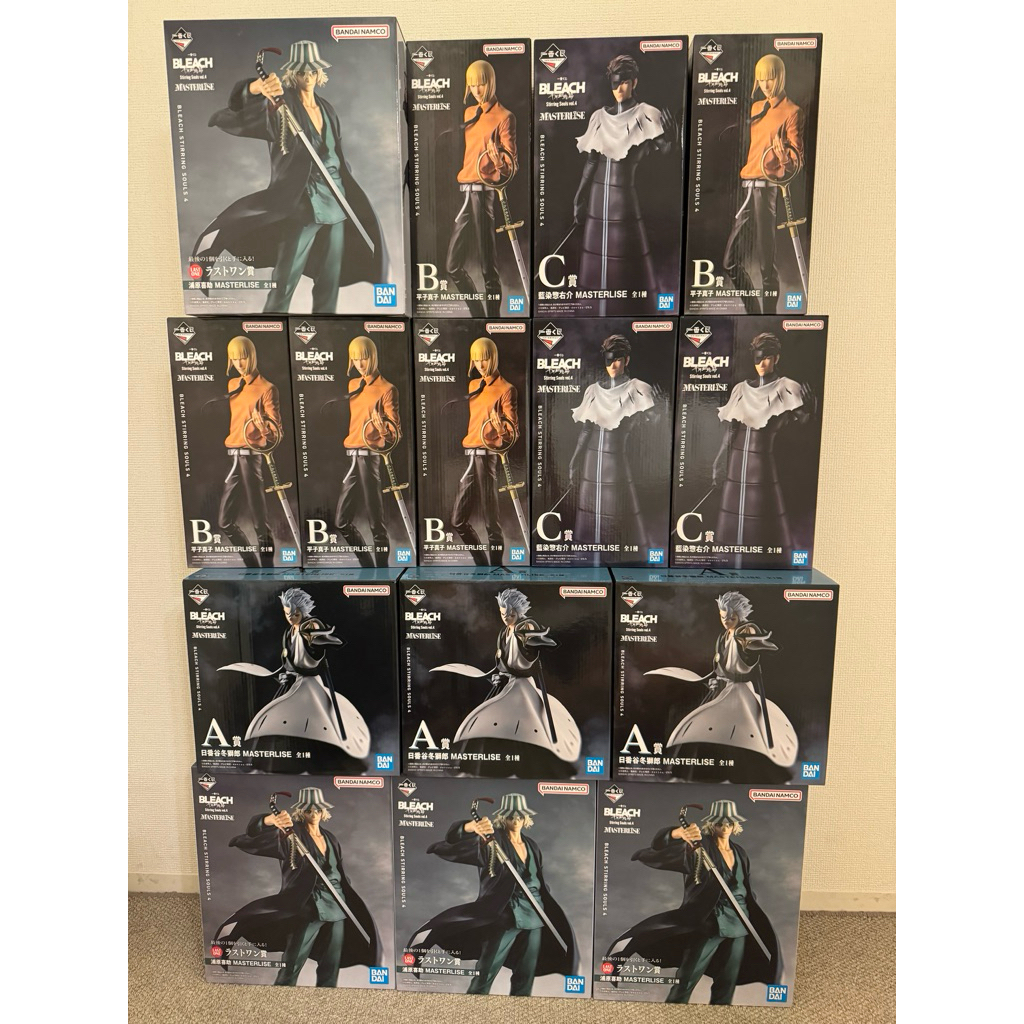 ⚡️咚咚鼠日職⚡️ 現貨 日版 死神一番賞 bleach vol.4 A賞冬獅狼 B賞平子真子 C賞藍染 最後賞浦原喜助