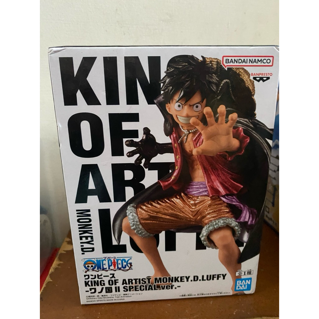 日版 金證 航海王 海賊王 藝術王者 KING OF ARTIST 蒙其D魯夫 魯夫 電鍍 金屬 和之國II 公仔 景品