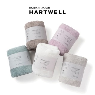 日本 HARTWELL 今治毛巾 原廠公司貨 CUOL 頂級柔軟親膚洗臉方巾 日本製