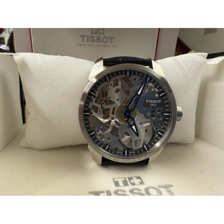TISSOT T-complication 天梭 鏤空手動上鍊 機械腕錶