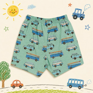 澳洲品牌Cotton On Kids車車休閒棉短褲10號（身高135左右適穿）