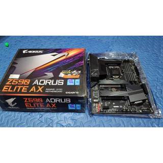 已售出保內 近全新 (附W11序號)技嘉 Z590 AORUS ELITE AX主機板盒裝z490 b560 b460可