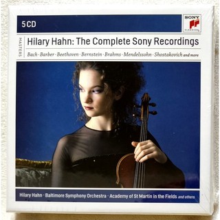 全新正品5CD 希拉蕊 Hilary Hahn SONY錄音全集5CD套裝 24BIT高音質 歐版