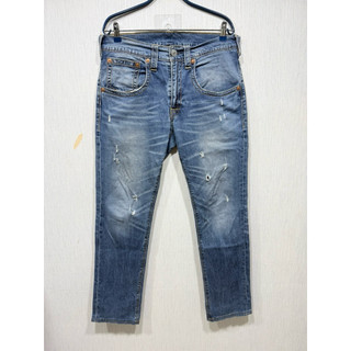 Levis 511 二手牛仔褲- 彈性 窄管破壞-(levis 22997-0015) W34
