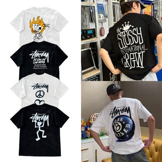 【在台/免運】Stussy 斯圖西 短袖上衣 純棉T恤 經典logo短袖 字母印花短袖 男女同款 重磅純棉 休閒韓潮