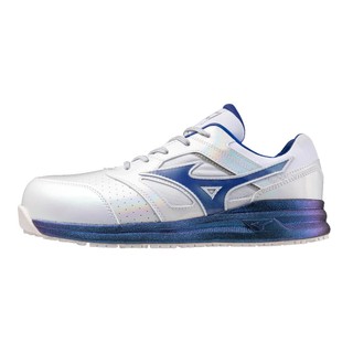 Mizuno 美津濃【授權經銷】男款防護鞋 LSⅡ 白藍 大阪世博限定款 魔鬼氈 寬楦輕量 F1GA256601