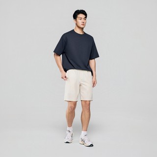 GIORDANO 男裝純棉卡其抽繩短褲【多色任選】01106241
