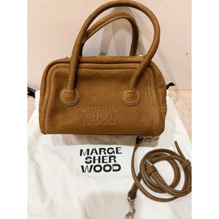 [2手］Margesherwood mini soft tote 棕色迷你保齡球包