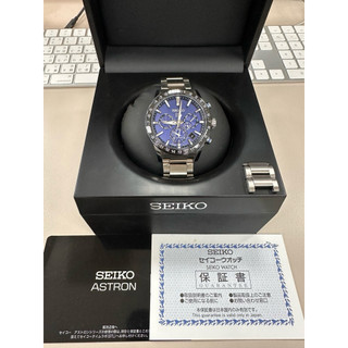 SEIKO精工 ASTRON GPS SBXC015 太陽能衛星計時手錶 藍寶石玻璃陶瓷錶圈 不鏽鋼金屬款