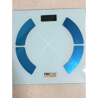 【九成新✨】TRISTAR TS-H121 藍芽智能電子體重計 LED螢幕顯示溫度/電量高強度玻璃-藍色