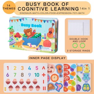 Kids Early Learning Busy Book Montessori Educational Toy