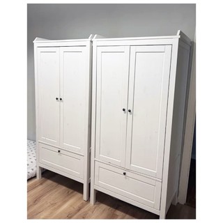 北歐LOFT風格經典IKEA宜家SUNDVIK衣櫃/衣櫥五斗櫃收納櫃/白色/172x80x50/二手八成新/特$4800