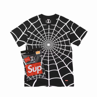 【SAINTT】Supreme 26SS Hanes Tagless T-shirts 蜊蛛人 短T 單一件 黑色