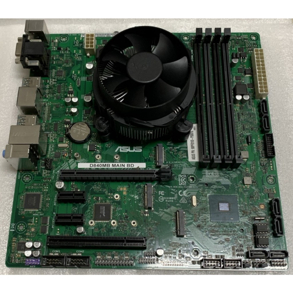 【天華電腦】ASUS華碩 intel core i7-8700 + D840MB 附擋板、風扇 Windows正版序列號