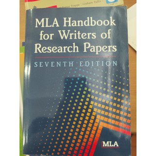 二手 英文教材 論文手冊 MLA Handbook for Writers of Research Papers