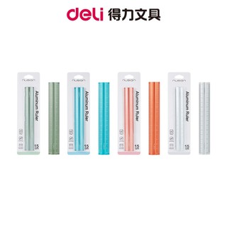 Nusign紐賽 霧面設計鋁尺/15CM/ENS091｜鋁尺 直尺 金屬尺 測量尺 15公分 文具用品 製圖尺 辦公用品